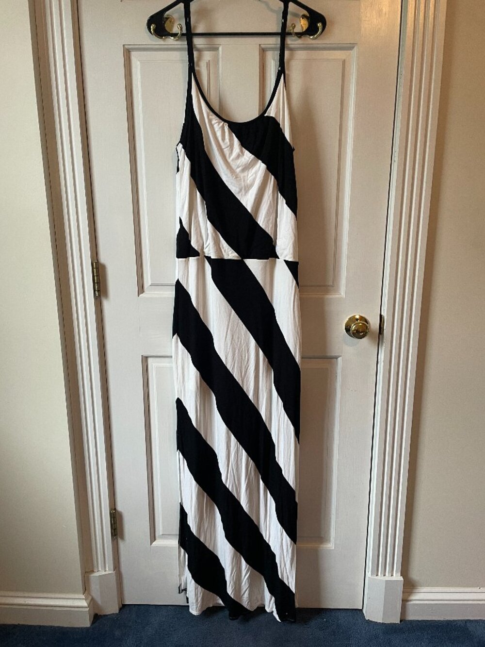 White House Black Market Striped Maxi Dress